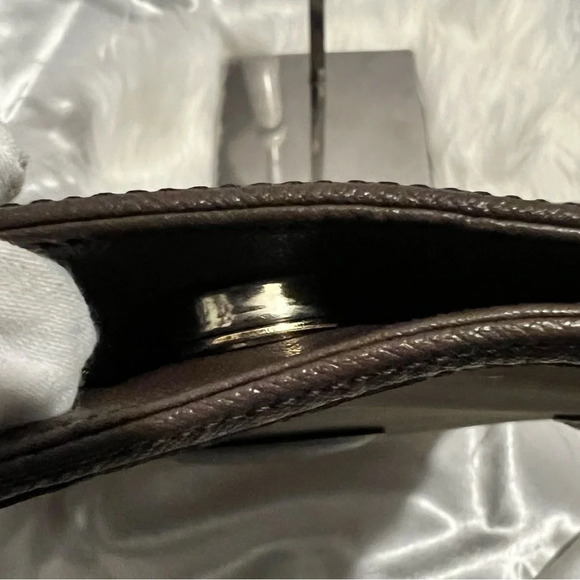 Burberry vintage classic plaid canvas tote‎ with leather trim w/coa - Picture 6 of 11